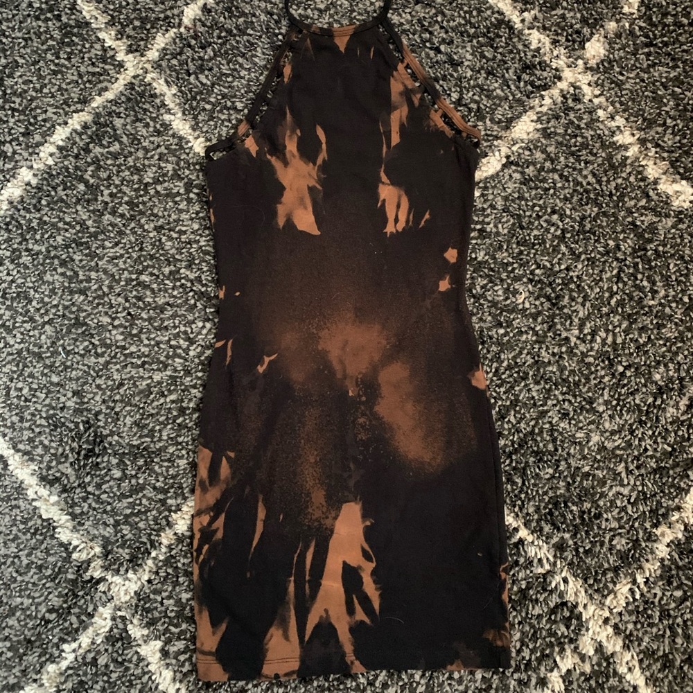 Acid body-con dress